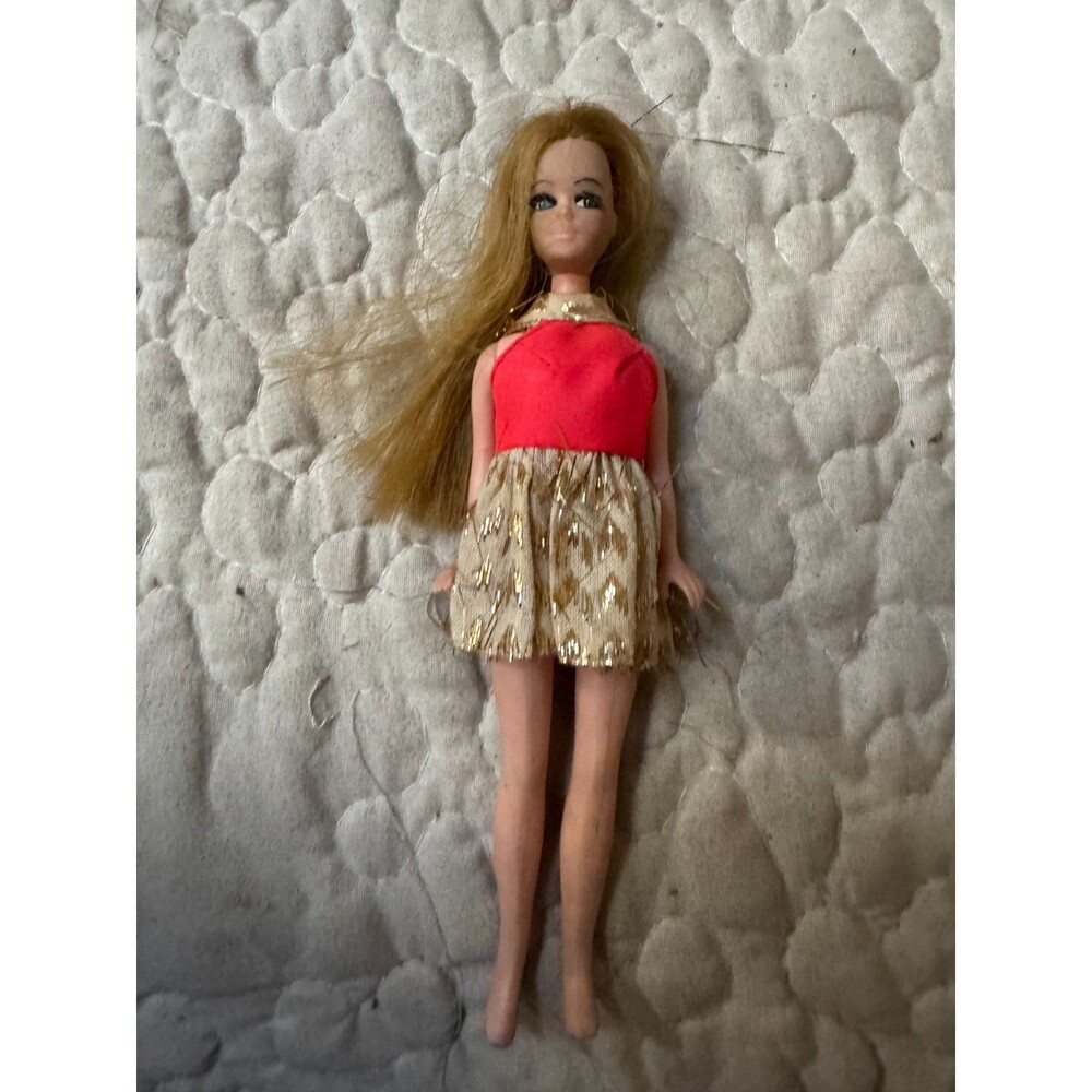 Vintage Topper Dawn Doll Fashion Promotional Cereal Mail Away Doll Blonde Dress